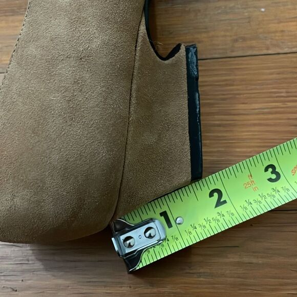 Jeffrey Campbell Handmade Ibiza Last Tan Suede Leather Pump Shoes Womens Size 9 - Picture 11 of 11